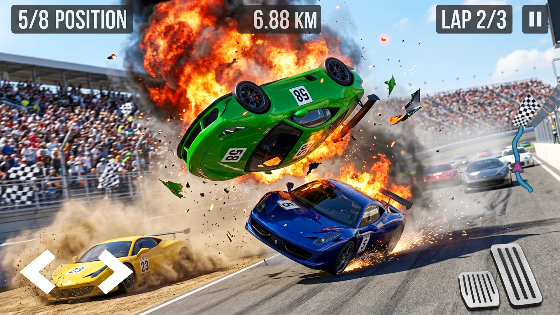 Demolition Derby Car Games screenshot