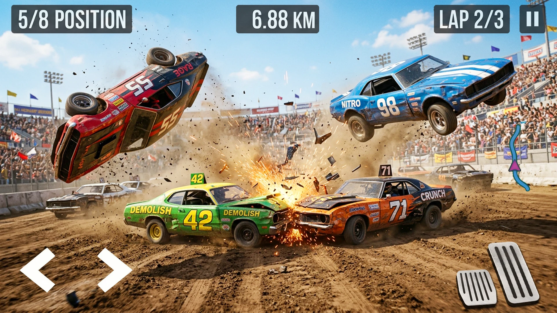 Demolition Derby Car Games screenshot